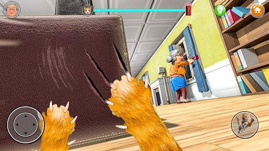 Kitty vs Granny - Cat Sim 3D screenshot 8