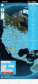MUFON UFO Sightings Map screenshot 1