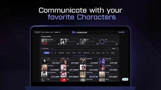 Moemate: Character AI Chat screenshot 16
