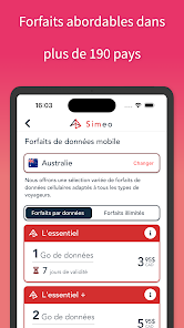 Simeo - eSIM de voyage screenshot 8