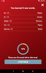 Tobo: Learn Turkish Vocabulary screenshot 9