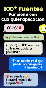 Teclado fonts: Letras y fuente screenshot 2