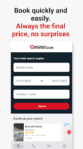 Amimir - Your Hotel Searcher screenshot 1