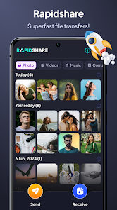 RapidShare: Fast File Transfer screenshot 6