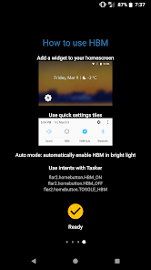 High Brightness Mode screenshot 2