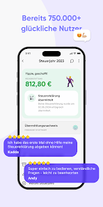 Steuerbot: Steuererklärung App screenshot 1