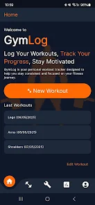 GymLog : AI Workout Logbook screenshot 1