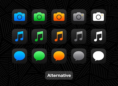 iDarkOS 18 - Icon Pack screenshot 10