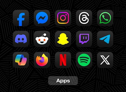 iDarkOS 18 - Icon Pack screenshot 15