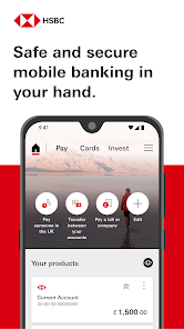 HSBC UK Mobile Banking screenshot 1