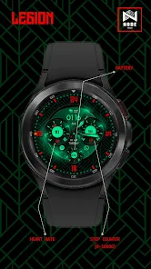 Legion Watch Face Nodeshaper screenshot 2
