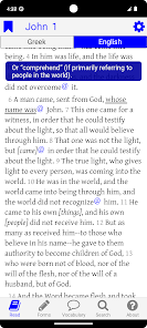 Greek New Testament Study App screenshot 2
