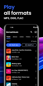 Music Player, MP3: Nomad Music screenshot 2