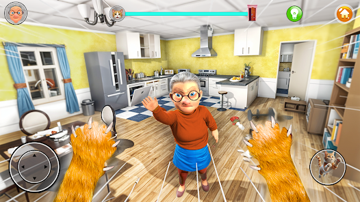 Kitty vs Granny - Cat Sim 3D screenshot 10