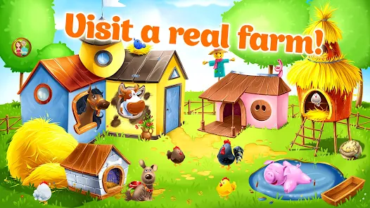 Kids Animal Farm Toddler Games screenshot 1