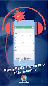 myDrumApp Lite Drummer's app screenshot 2
