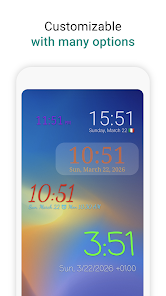 Digital Clock Widget screenshot 2