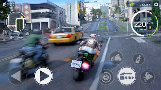 Real Moto Driving Racing World screenshot 14
