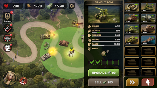 WWII Defense: RTS Army TD game screenshot 2