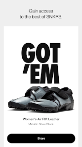Nike SNKRS: Shoes & Streetwear screenshot 1