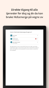 Helsenorge screenshot 13