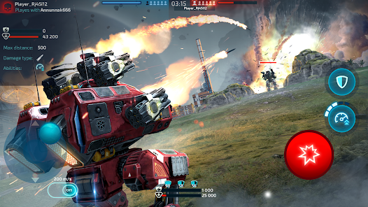 Robot Warfare: PvP Mech Battle screenshot 2