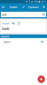 Esperanto-English Dictionary screenshot 1