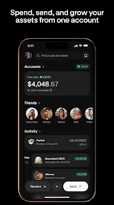 Krak: Money & Crypto Transfer screenshot 1