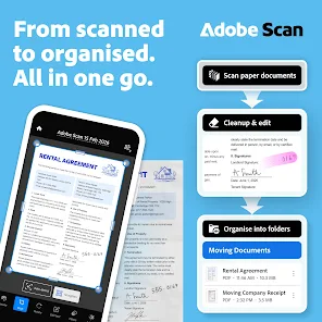 Adobe Scan AI PDF Scanner, OCR screenshot 1