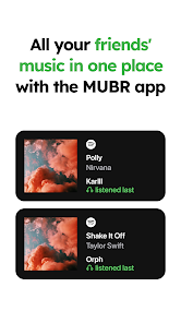 MUBR - see what friends listen screenshot 4