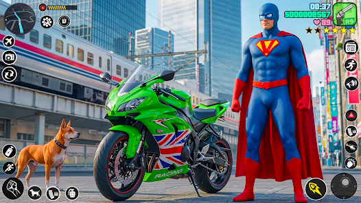 Spider Rope Hero Rescue City screenshot 3