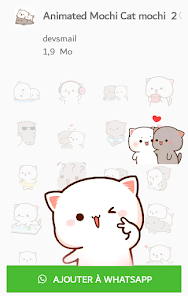 Animated Mochi Peach Cat screenshot 15