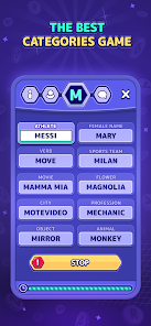 StopotS - The Categories Game screenshot 1