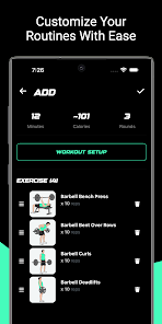 Workout Builder App screenshot 1
