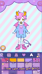BatDoll monster boy maker game screenshot 2
