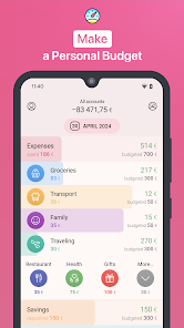 1Money: gastos, presupuesto screenshot 3