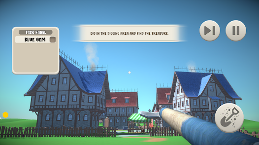 挖洞模擬器 - 尋寶遊戲 screenshot 2