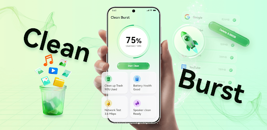 Clean Burst– Clean Up Junk screenshot 1