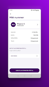 Telia Påfyll screenshot 3
