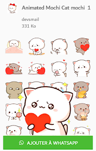 Animated Mochi Peach Cat screenshot 6