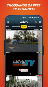Orbitv Live TV & IPTV Player screenshot 1