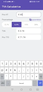 Calcul TVA screenshot 1