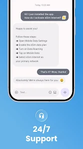 eSim Prepaid Mobile Travel App screenshot 6