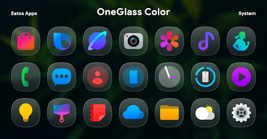 OneGlass 8 (Color) - Icon Pack screenshot 4