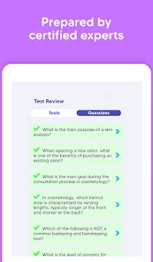 Cosmetology Exam Prep Test App screenshot 14