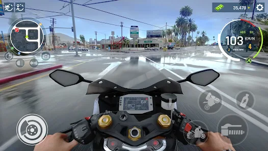Real Moto Driving Racing World screenshot 3