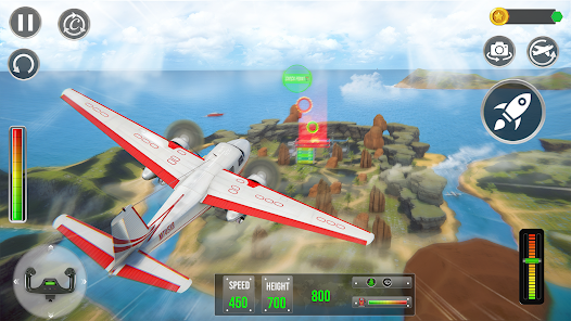 Airplane Simulator Flight Game screenshot 14