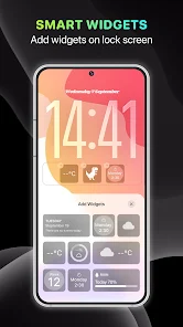 Lock Screen, Widgets - YoLock screenshot 6