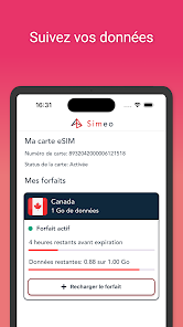 Simeo - eSIM de voyage screenshot 15