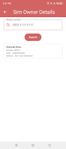 Sim Owner Details 2025 screenshot 2